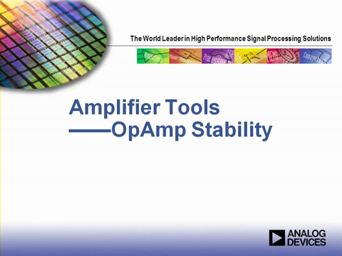 ADI放大器工具-OpAmp Stability