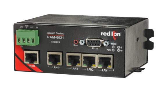 红狮扩充Sixnet系列RAM工业路由器集成工业自动化与网络应用