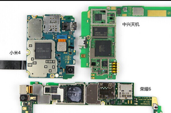 小米4/荣耀6/天机拆机大对比17