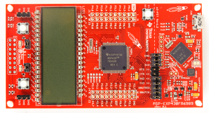 e络盟现供应TI 全新MSP-EXP430FR6989 LaunchPad开发套件，用于开发超低功耗微控制器