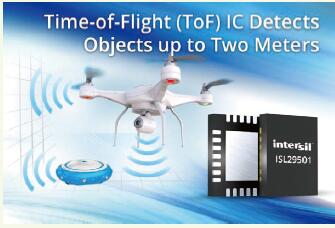 Intersil的信号处理IC可实现2米精准感测，适合无人机等应用