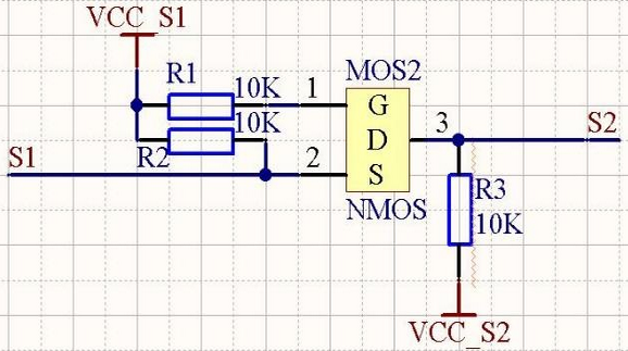 一种简单实用的双向电平转换电路(非常实用!)3.3V--5V