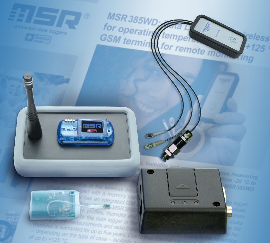瑞士MSR公司推出全新一代MSR385WD无线数据记录仪