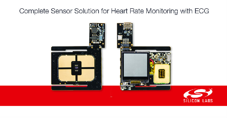 Silicon Labs生物传感器给可穿戴设备中的心率监测 增添更高级的心电图（ECG）测量功能
