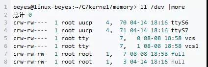 嵌入式Linux主设备号和次设备号详解