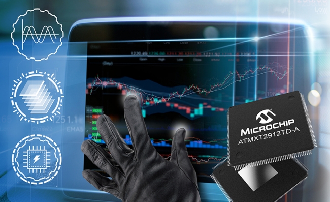 Microchip单芯片maXTouch®触摸屏控制器支持20英寸的汽车触摸屏