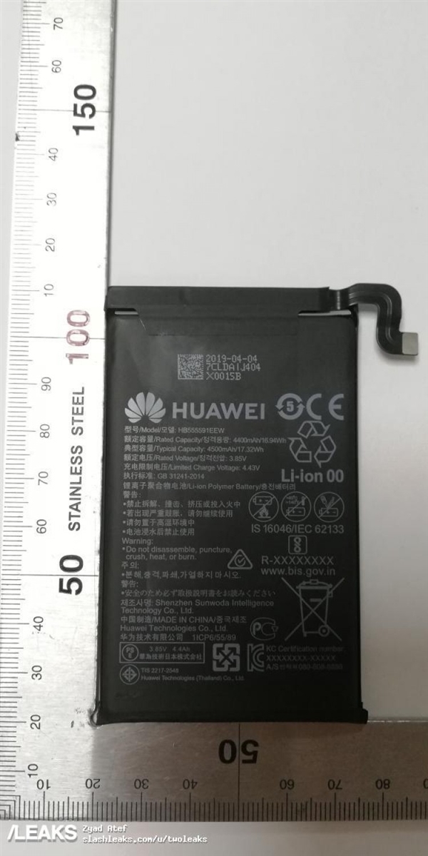 华为Mate 30 Pro曝光：电池容量可能是4500mAh