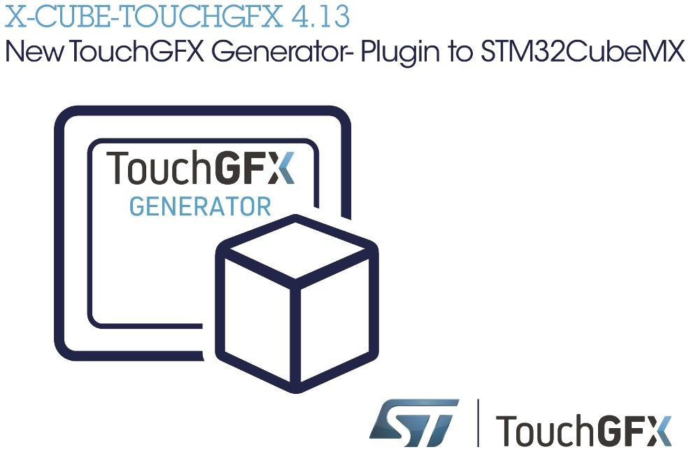 ST更新TouchGFX软件框架，新增强大功能和支持STM32Cube的便利工具