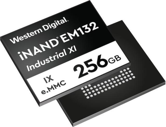 西数推出iNAND IX EM132嵌入式工业级eMMC SSD