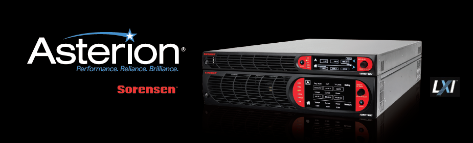 AMETEK发布Sorensen品牌Asterion系列程控直流电源新产品