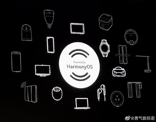 华为鸿蒙OS Logo曝光：Powered by HarmonyOS