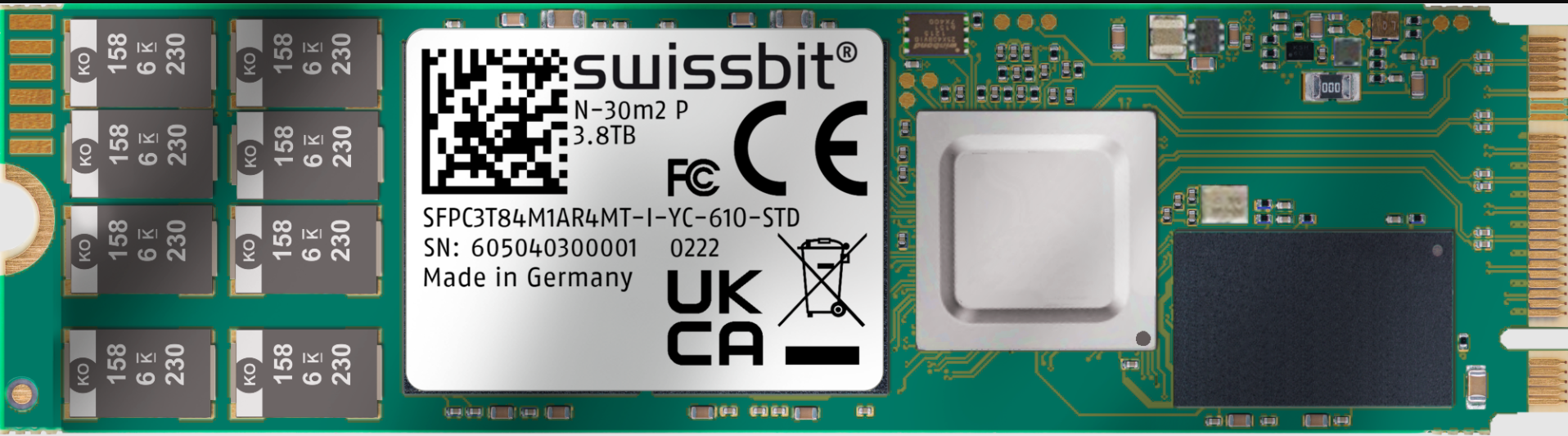 Swissbit 推出高性能 PCIe-SSD N-30m2