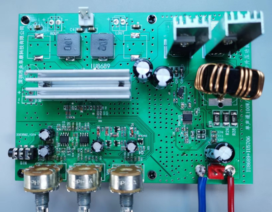 IU8689+IU5706  单声道100W/立体声60W同步升压+功放IC大功率拉杆音箱应用组合方案
