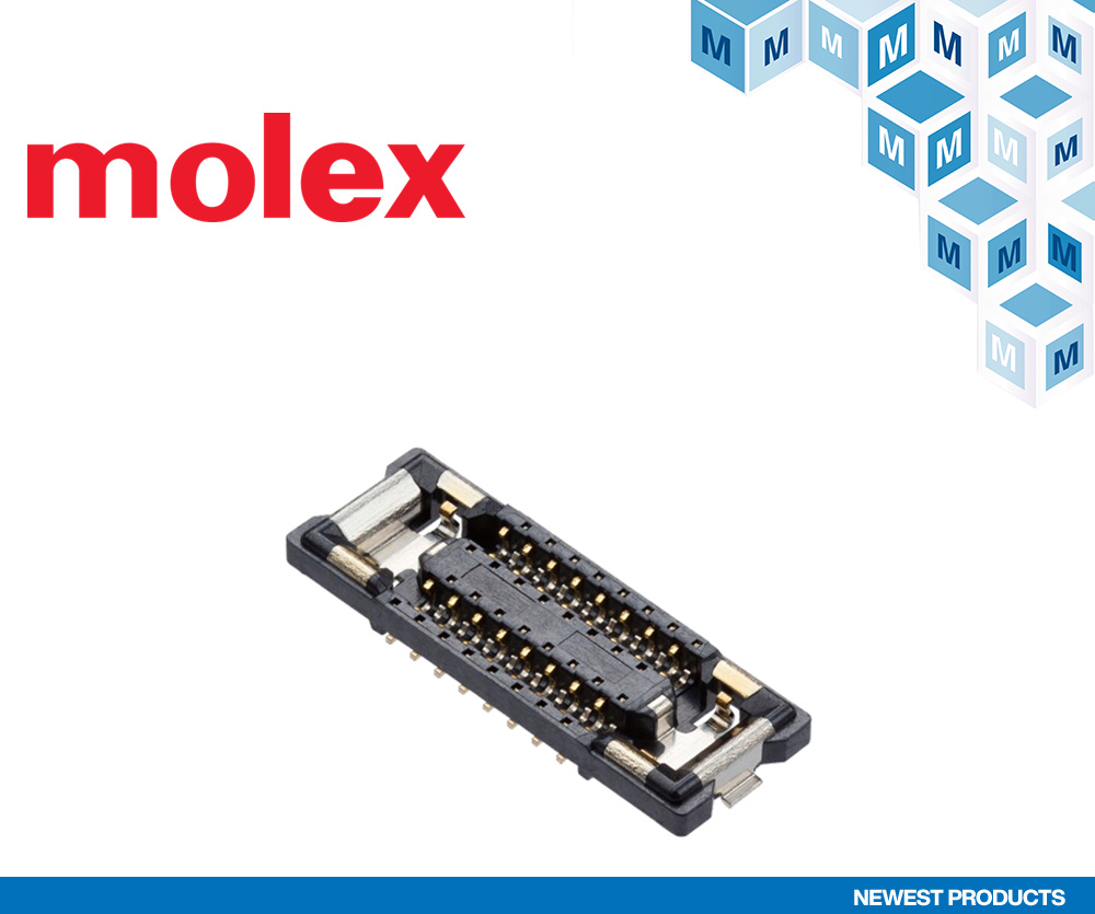 贸泽电子开售Molex四排板对板连接器