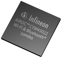 英飞凌推出AIROC™ CYW43022 Wi-Fi 5和蓝牙二合一产品