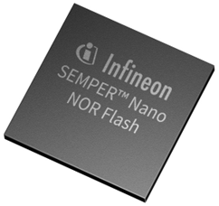 英飞凌推出 256 Mbit SEMPER™ Nano NOR Flash 闪存产品
