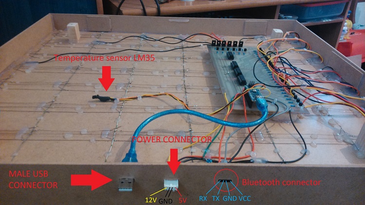 RGB LED Matrix Panel Back 2