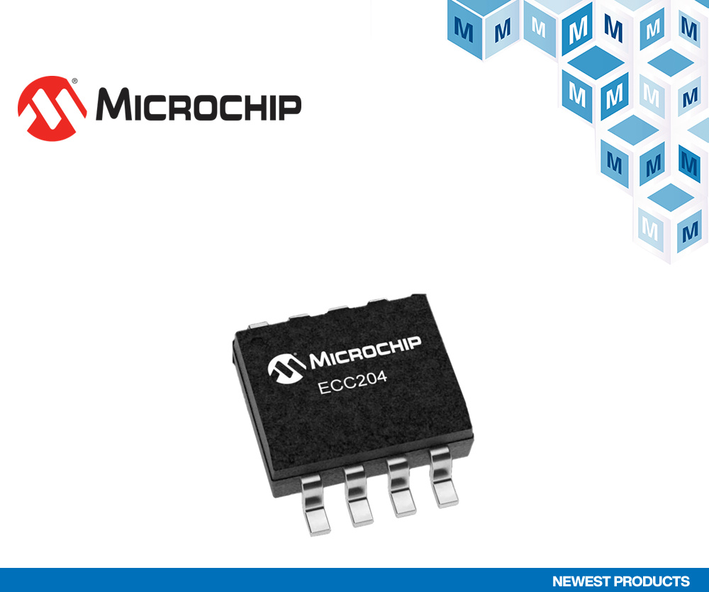 贸泽开售Microchip Technology ECC204安全认证IC