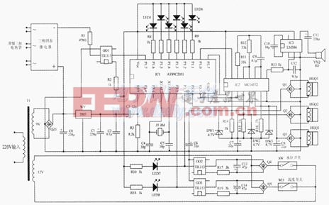 用单片机设计制作的开水器智能检测控制电路AT89C2051 Heater controller