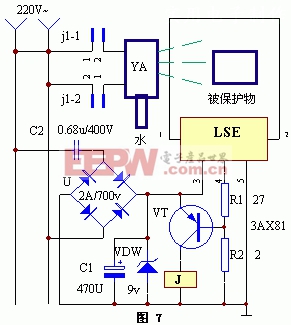 自动灭火装置、电水壶自动断电控制器电路原理