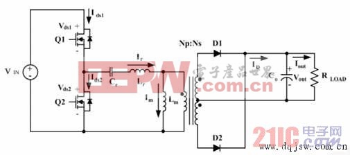 LLC谐振变换器的典型线路