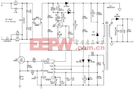 图12. iW3614应用电路图