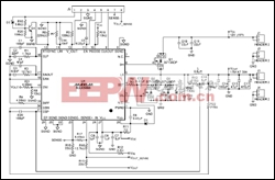 图1. MAX5060降压转换器原理图(FSW = 275kHz)