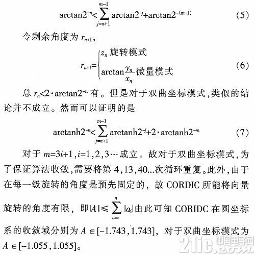 一种CORDIC协处理器核的设计与实现