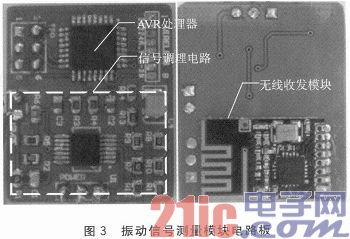 PVDF传感器和WSN的振动信号测量系统