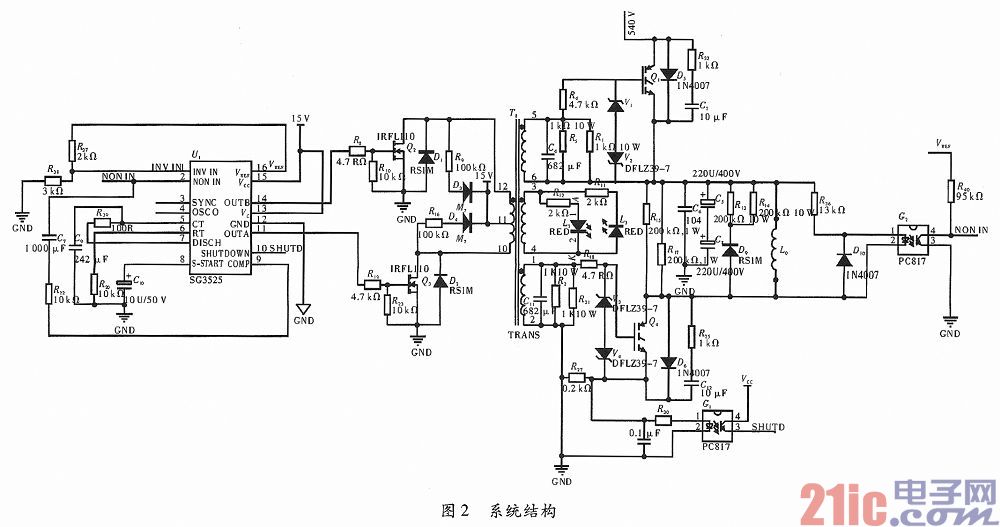 基于SG3525的电机刹车系统电源设计