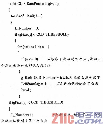 基于线性CCD的两轮自平衡智能小车控制系统设计