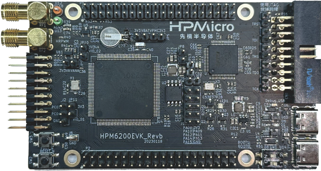 国产 MCU 先楫 HPM6200 系列发布：RISC-V 架构，频率达 600MHz