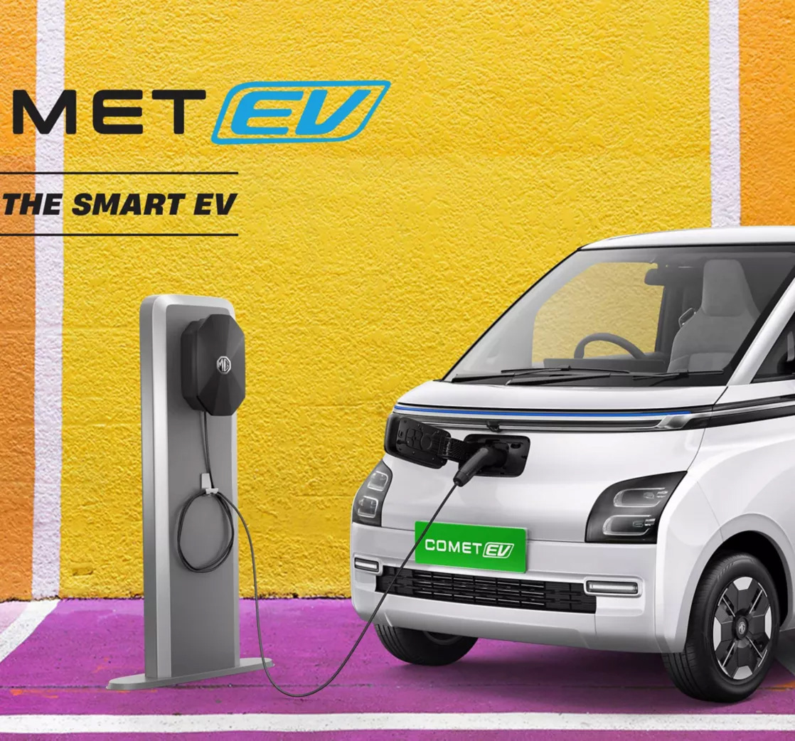 上汽名爵在印度推出当地最便宜的电动汽车“Comet EV”，外观像极了五菱 Air EV