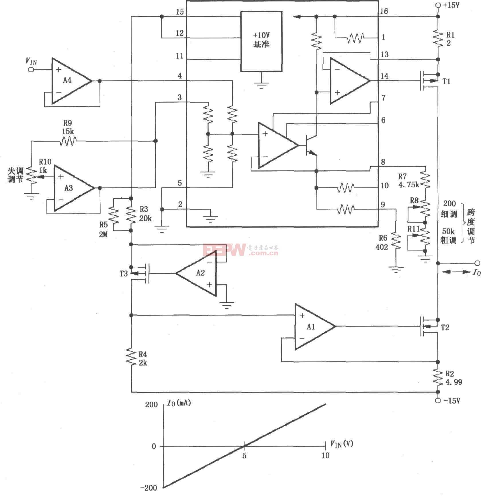 ±200mA电流泵电路图