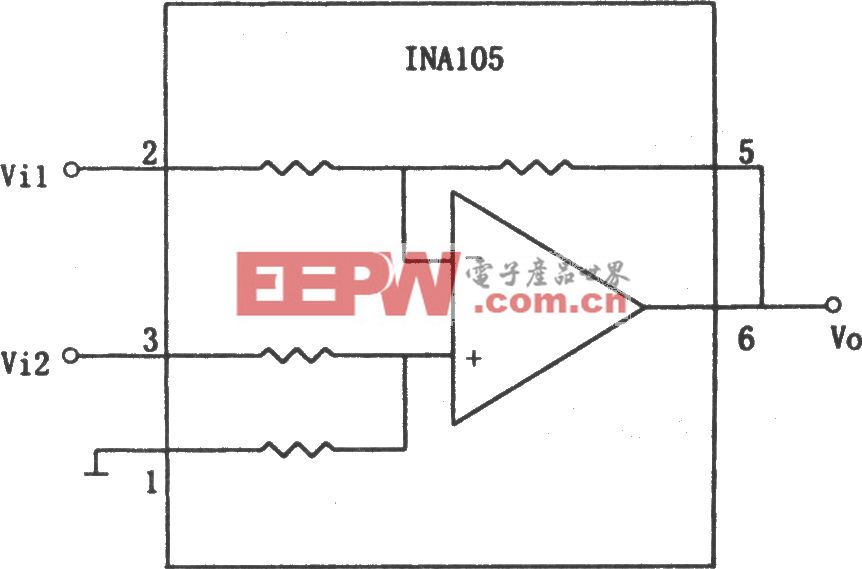 INA105构成的减法电路(1)