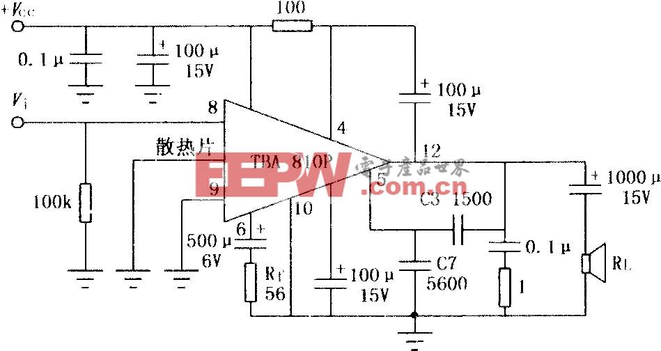 TBA810P／810AP 7W音频功率放大电路