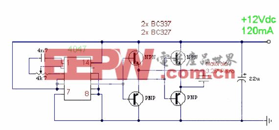 一款极简单的超声波驱蚊、虫、蟑螂电路