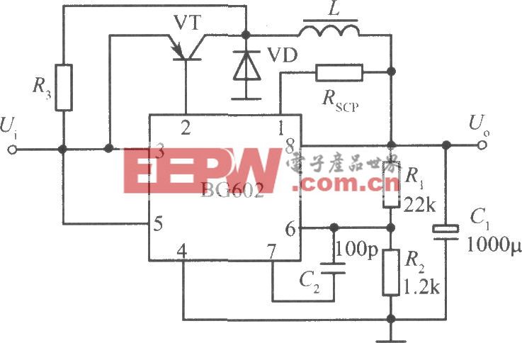 BG602组成的自激开关式集成稳压电源