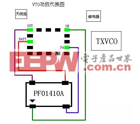 V70功放代换图