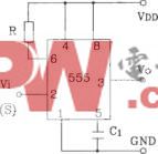 555构成单端双稳态电路
