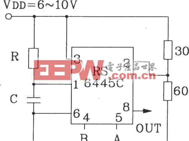 RS6445C长时间定时集成电路典型应用电路