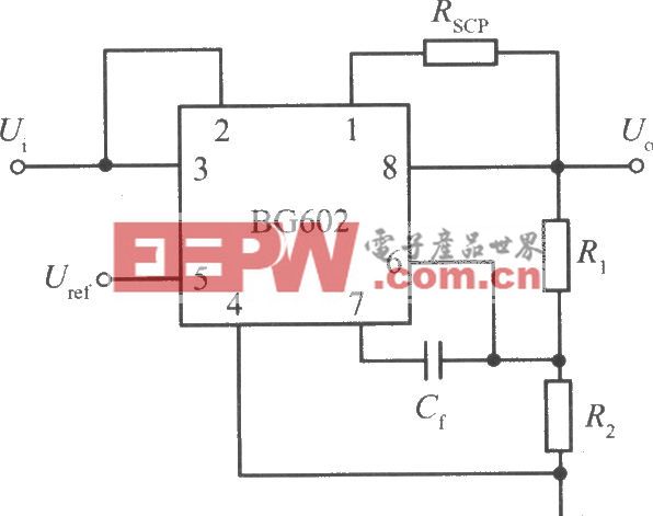 小功率集成稳压器BG602的标准应用电路