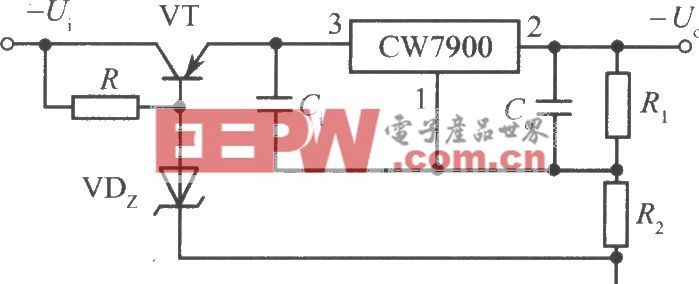 CW7900构成的高输入-高输出电压集成稳压电源电路之三