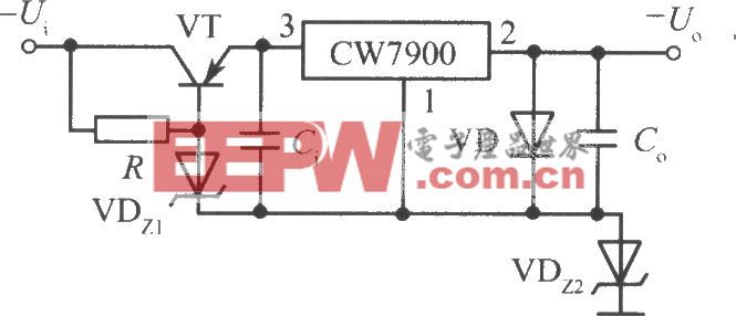 CW7900构成的高输入-高输出电压集成稳压电源电路之一