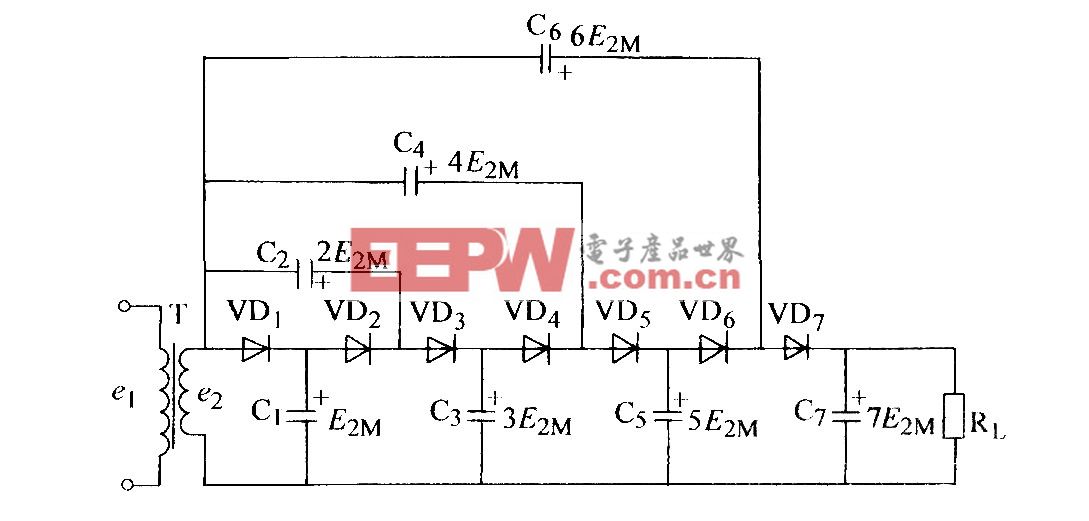七倍压整流电路(一)