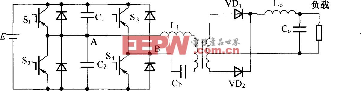 ZVSCS PWM全桥电路有限双极性控制电路的功率部分