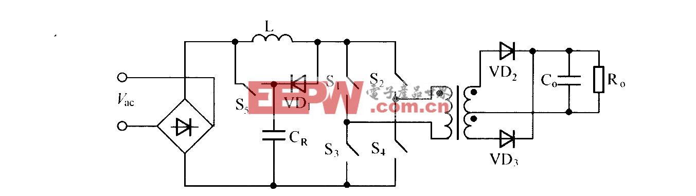 l3并联式单级Boost型PFC变换器