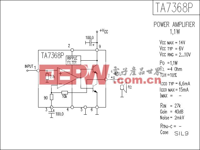 TA7368P功放电路