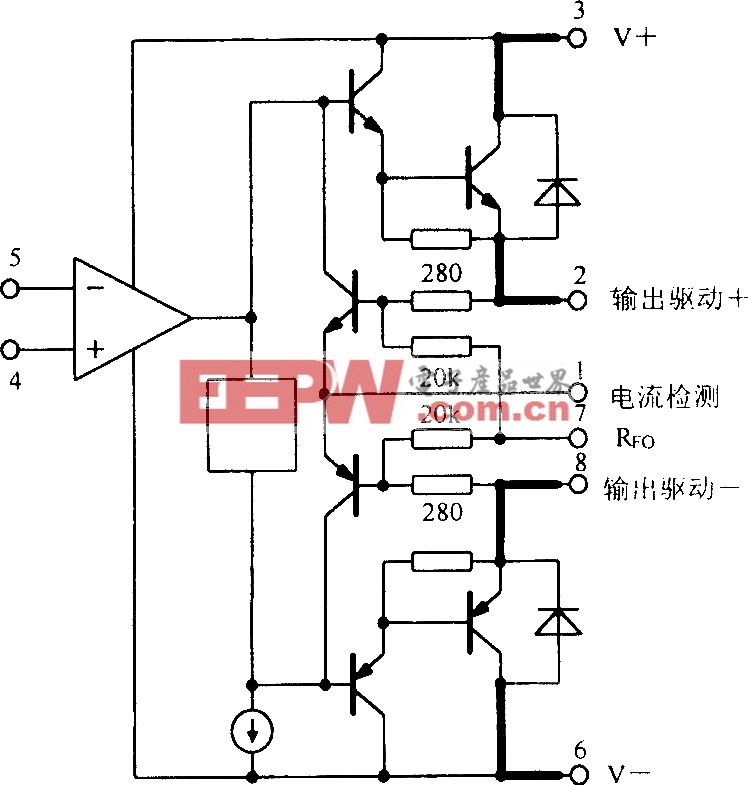 大电流大功率运算放大电路OPA502