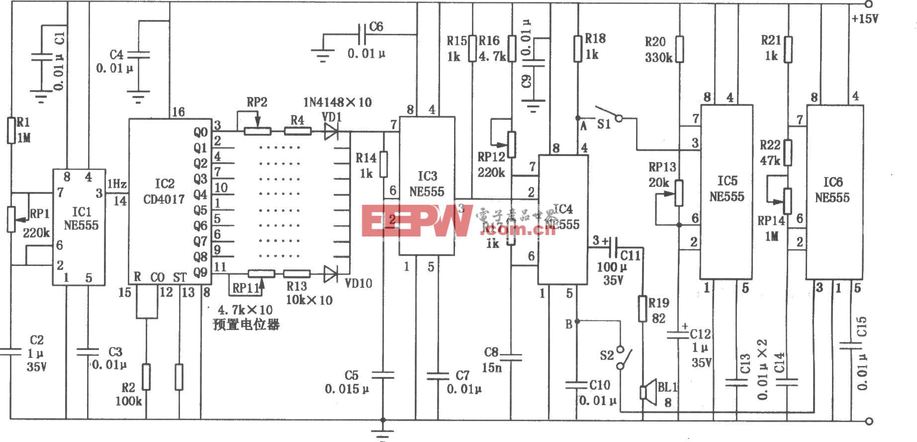 音乐音调发生器